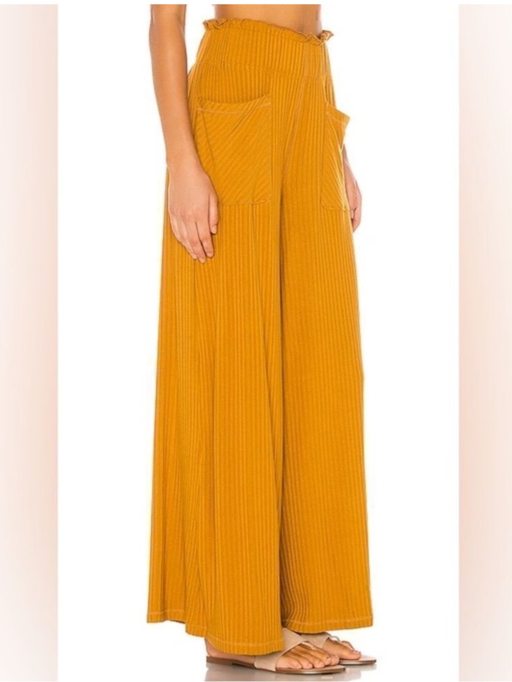 Free People Movement Blissed Out Pants in Gold